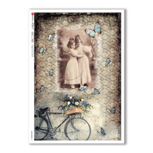 OLD-PHOTOS-0091. Victorian Rice Paper for decoupage.
