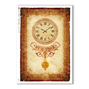 TIME-0015. Watches Rice paper  for the decoupage.