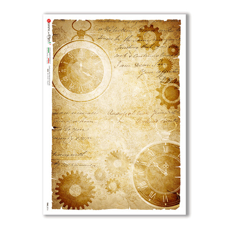 TIME-0016. Watches Rice paper  for the decoupage.