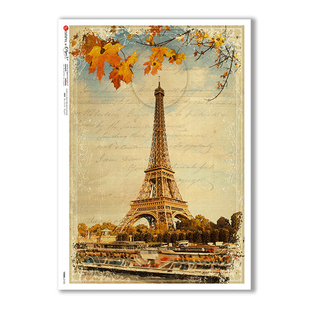 VIEWS-0153. Landscape Rice paper  for the decoupage.