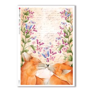 ANIMALS-0145. Animals Rice Paper for decoupage.