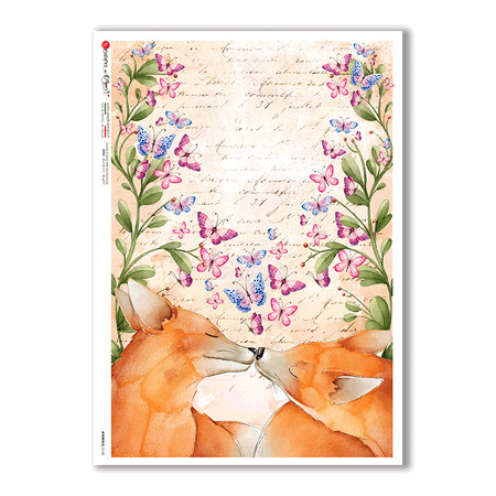 ANIMALS-0145. Animals Rice Paper for decoupage.