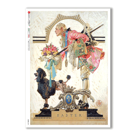 SCENE-0089. Pictorial Rice Paper for decoupage.