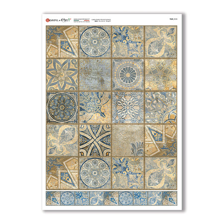 TILES-0038. Tiles Rice paper for the decoupage.