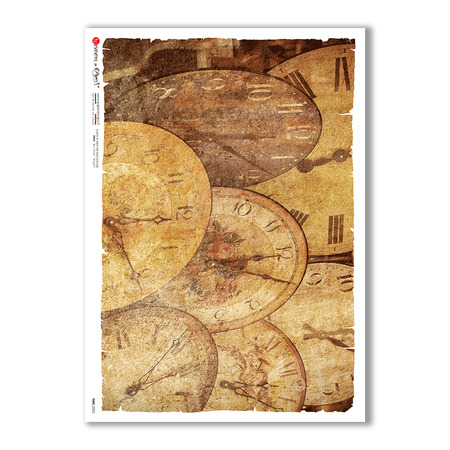 TIME-0022. Watches Rice paper  for the decoupage.