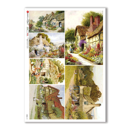VIEWS-0159. Landscape Rice paper for the decoupage.