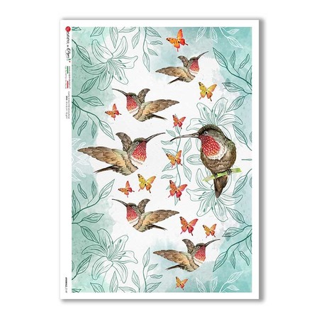 ANIMALS-0149. Animals Rice Paper for decoupage.