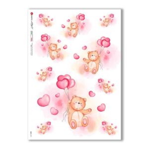 BABY-0078. Rice paper baby for decoupage.
