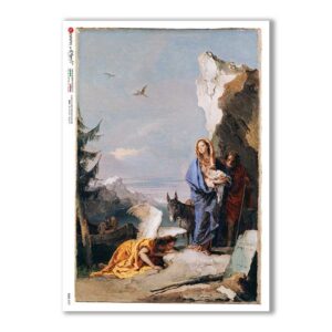 CULT-0157. Holy Rice Paper for decoupage.