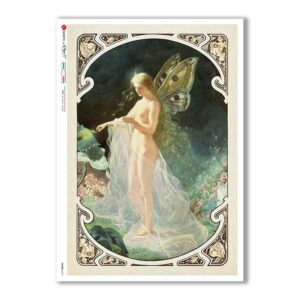 FAIRIES-0072. Rice Paper for decoupage fairies.