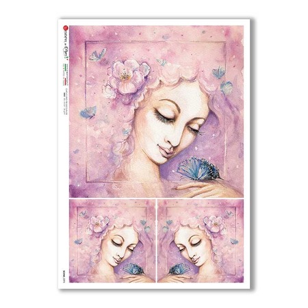 SCENE-0095. Pictorial Rice Paper for decoupage.