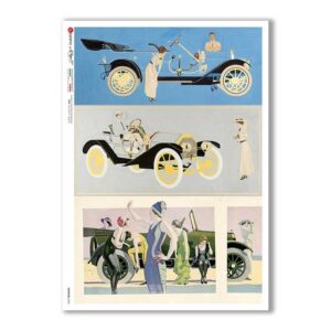VEHICLES-0043. Vehicles Rice Paper for decoupage.