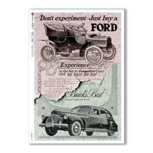 VEHICLES-0047. Vehicles Rice Paper for decoupage.