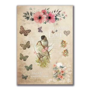 GF-ANIMALS-004. Rice paper large format