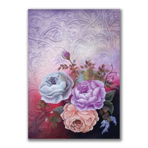 GF-FLOWERS-015. Rice paper large format