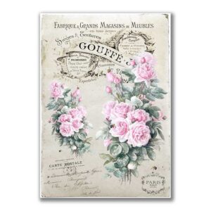 GF-FLOWERS-023. Rice paper large format