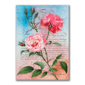 GF-FLOWERS-030. Rice paper large format