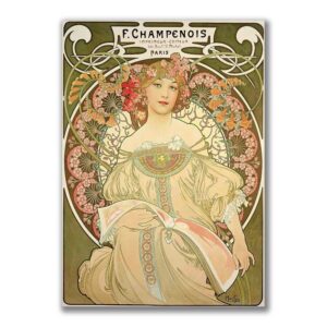 GF-ART NOUVEAU-001. Rice paper large format