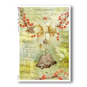 CHRISTMAS-0320. Christmas Rice Paper for decoupage.