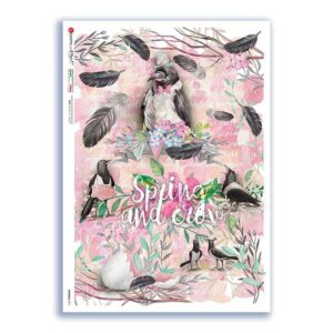 ANIMALS-0171. Animals Rice Paper for decoupage.