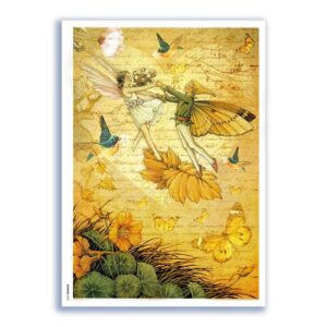 FAIRIES-0085. Rice Paper for decoupage fairies.