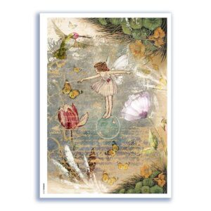 FAIRIES-0086. Rice Paper for decoupage fairies.