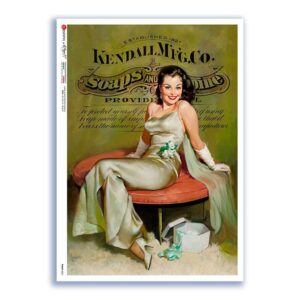 PINUP-0031. Pin-Up Rice Paper for decoupage.