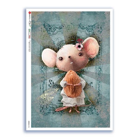 ANIMALS-0186. Animals Rice Paper for decoupage.