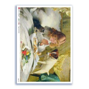 BABY-0088. Rice paper baby for decoupage.