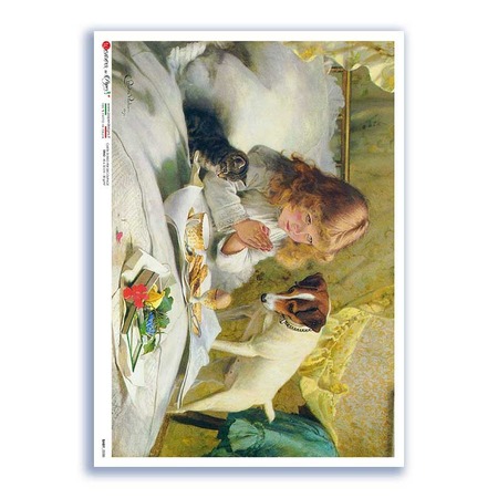 BABY-0088. Rice paper baby for decoupage.