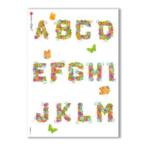 FLOWERS-0010. Rice Paper flowers for decoupage.