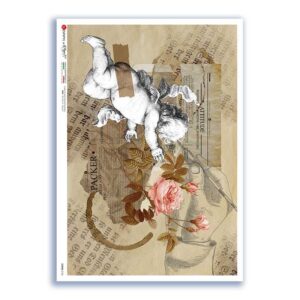 SCENE-0126. Pictorial Rice Paper for decoupage.