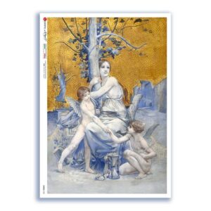 SCENE-0128. Pictorial Rice Paper for decoupage.