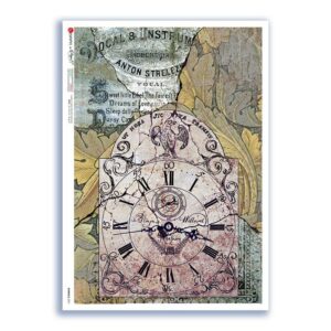 TIME-0035. Watches Rice paper  for the decoupage.