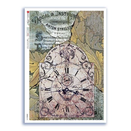 TIME-0035. Watches Rice paper  for the decoupage.