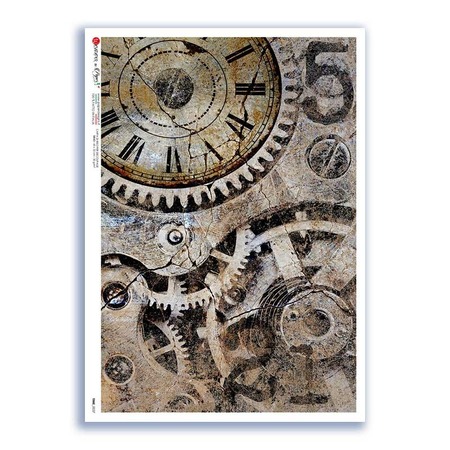 TIME-0037. Watches Rice paper  for the decoupage.
