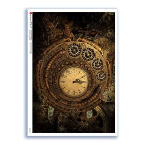 TIME-0038. Watches Rice paper  for the decoupage.