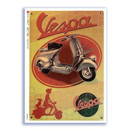 VEHICLES-0057. Vehicles Rice Paper for decoupage.
