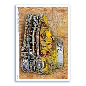 VEHICLES-0060. Vehicles Rice Paper for decoupage.