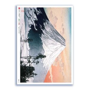 VIEWS-0186. Landscape Rice paper for the decoupage.