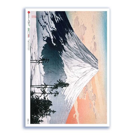 VIEWS-0186. Landscape Rice paper for the decoupage.