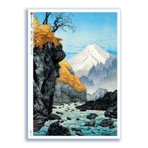 VIEWS-0188. Landscape Rice paper for the decoupage.