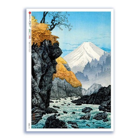 VIEWS-0188. Landscape Rice paper for the decoupage.