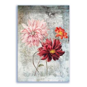 GF-FLOWERS-038. Rice paper large format