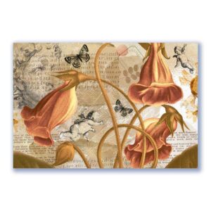 GF-FLOWERS-048. Rice paper large format