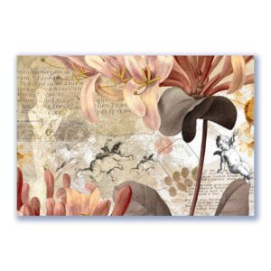 GF-FLOWERS-049. Rice paper large format