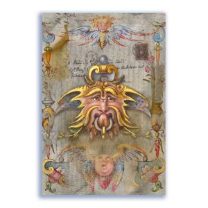 GF-GROTESQUE-014. Rice paper large format