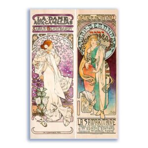 GF-ART NOUVEAU-014. Rice paper large format