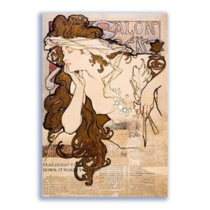 GF-ART NOUVEAU-016. Rice paper large format