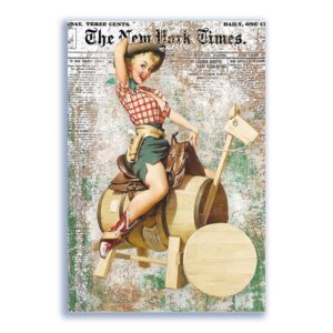 GF-PIN-UP-009. Rice paper large format